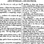 онлайновый словарь (Old English - English) Bosworth and Toller